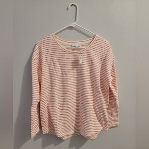 Talbots striped long sleeve shirt